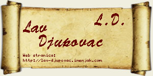 Lav Đupovac vizit kartica